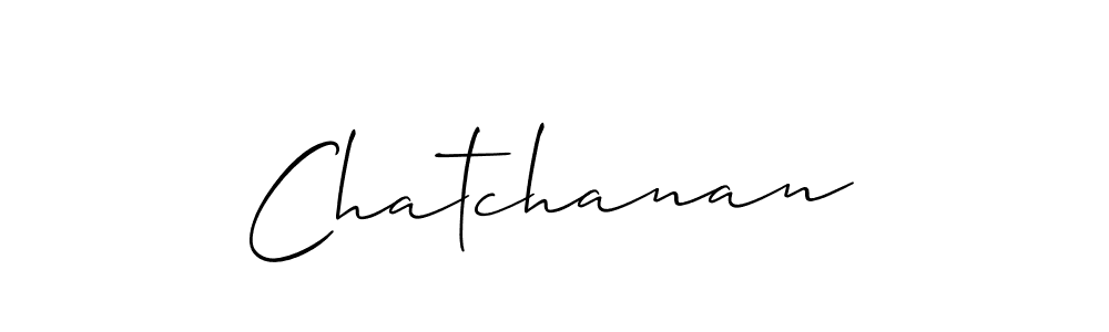 Best and Professional Signature Style for Chatchanan. Allison_Script Best Signature Style Collection. Chatchanan signature style 2 images and pictures png