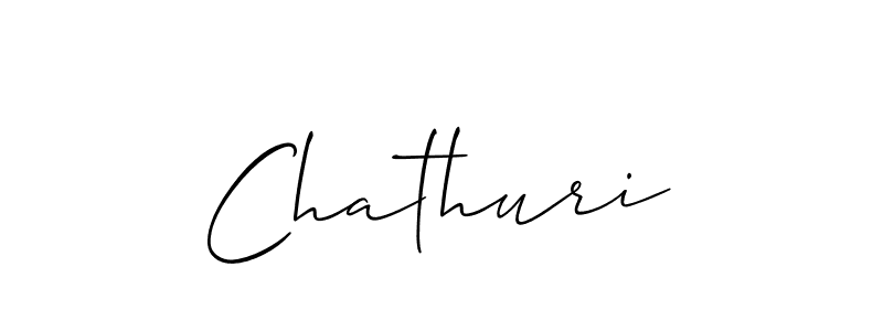 Create a beautiful signature design for name Chathuri. With this signature (Allison_Script) fonts, you can make a handwritten signature for free. Chathuri signature style 2 images and pictures png