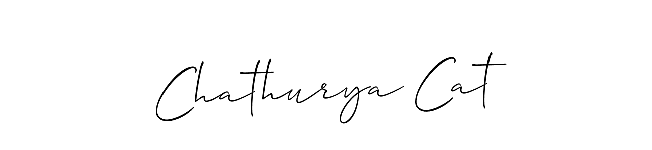 Make a beautiful signature design for name Chathurya Cat. Use this online signature maker to create a handwritten signature for free. Chathurya Cat signature style 2 images and pictures png