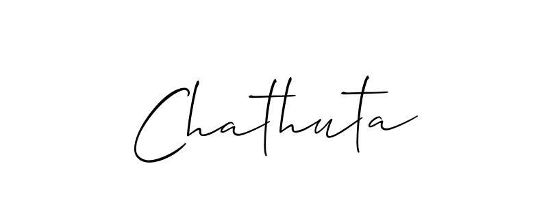 Once you've used our free online signature maker to create your best signature Allison_Script style, it's time to enjoy all of the benefits that Chathuta name signing documents. Chathuta signature style 2 images and pictures png