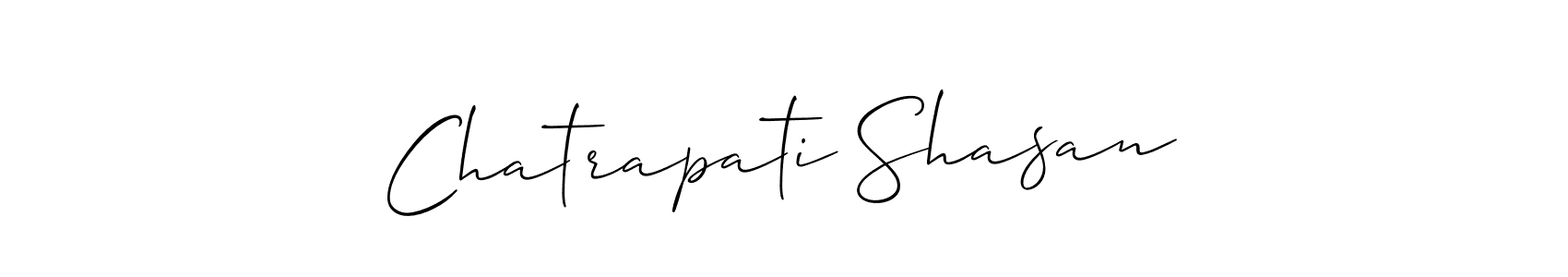 Similarly Allison_Script is the best handwritten signature design. Signature creator online .You can use it as an online autograph creator for name Chatrapati Shasan. Chatrapati Shasan signature style 2 images and pictures png