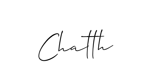 Also You can easily find your signature by using the search form. We will create Chatth name handwritten signature images for you free of cost using Allison_Script sign style. Chatth signature style 2 images and pictures png