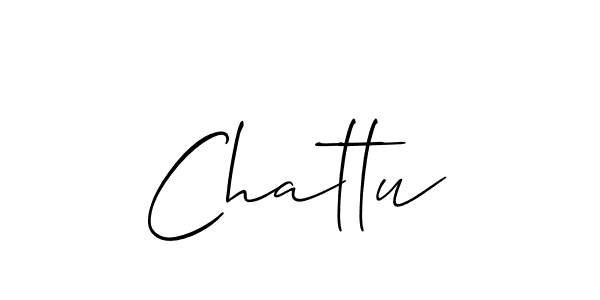 if you are searching for the best signature style for your name Chattu. so please give up your signature search. here we have designed multiple signature styles  using Allison_Script. Chattu signature style 2 images and pictures png