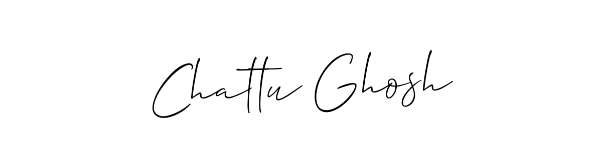 It looks lik you need a new signature style for name Chattu Ghosh. Design unique handwritten (Allison_Script) signature with our free signature maker in just a few clicks. Chattu Ghosh signature style 2 images and pictures png