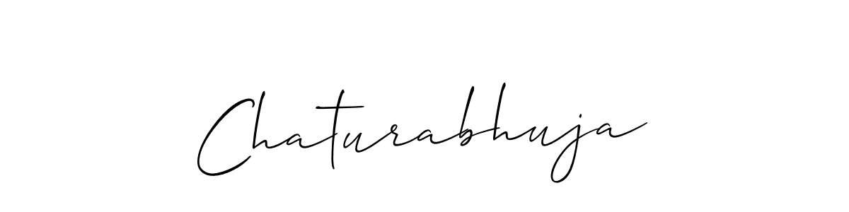 Make a beautiful signature design for name Chaturabhuja. With this signature (Allison_Script) style, you can create a handwritten signature for free. Chaturabhuja signature style 2 images and pictures png