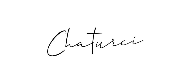 How to Draw Chaturci signature style? Allison_Script is a latest design signature styles for name Chaturci. Chaturci signature style 2 images and pictures png