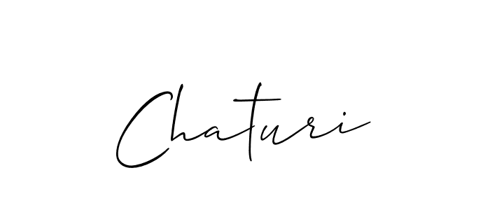Create a beautiful signature design for name Chaturi. With this signature (Allison_Script) fonts, you can make a handwritten signature for free. Chaturi signature style 2 images and pictures png