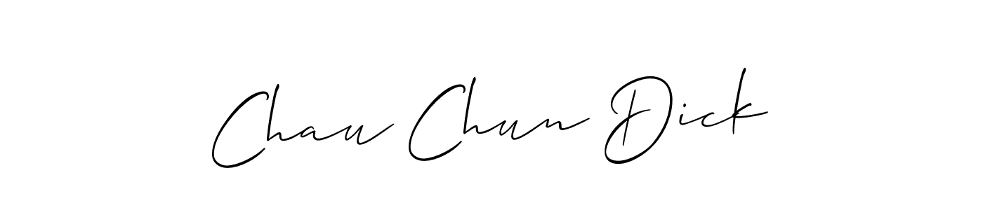 Best and Professional Signature Style for Chau Chun Dick. Allison_Script Best Signature Style Collection. Chau Chun Dick signature style 2 images and pictures png