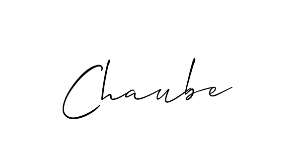 How to make Chaube name signature. Use Allison_Script style for creating short signs online. This is the latest handwritten sign. Chaube signature style 2 images and pictures png