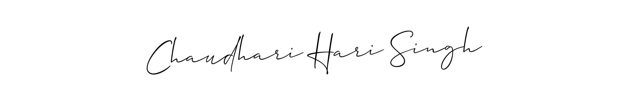 Similarly Allison_Script is the best handwritten signature design. Signature creator online .You can use it as an online autograph creator for name Chaudhari Hari Singh. Chaudhari Hari Singh signature style 2 images and pictures png