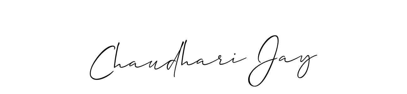 How to Draw Chaudhari Jay signature style? Allison_Script is a latest design signature styles for name Chaudhari Jay. Chaudhari Jay signature style 2 images and pictures png