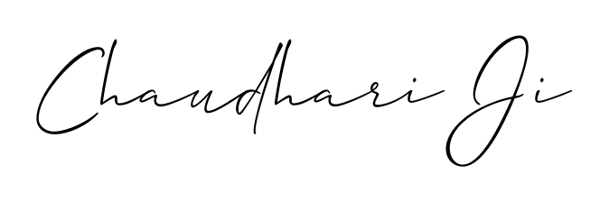 Stand out with a creative autograph for Chaudhari Ji. The Allison_Script styling blends modern aesthetics with classic signature flourishes. Chaudhari Ji signature style 2 images and pictures png