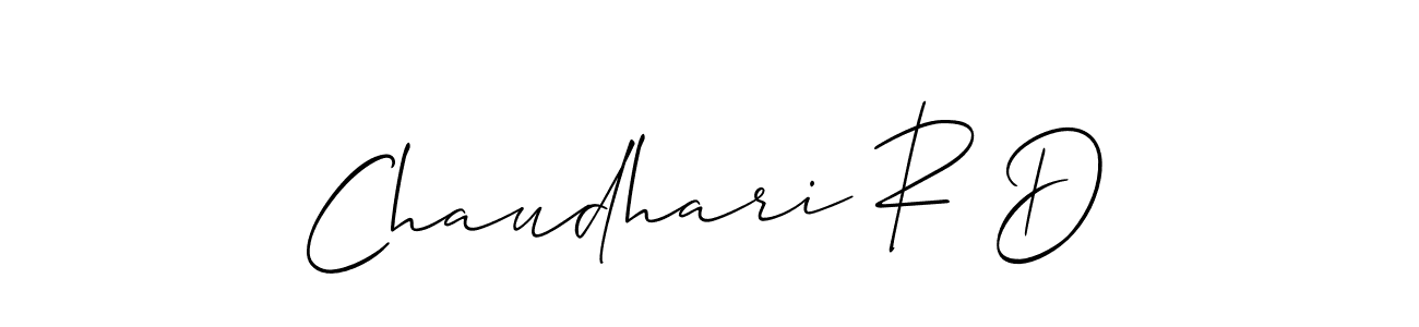 Here are the top 10 professional signature styles for the name Chaudhari R D. These are the best autograph styles you can use for your name. Chaudhari R D signature style 2 images and pictures png
