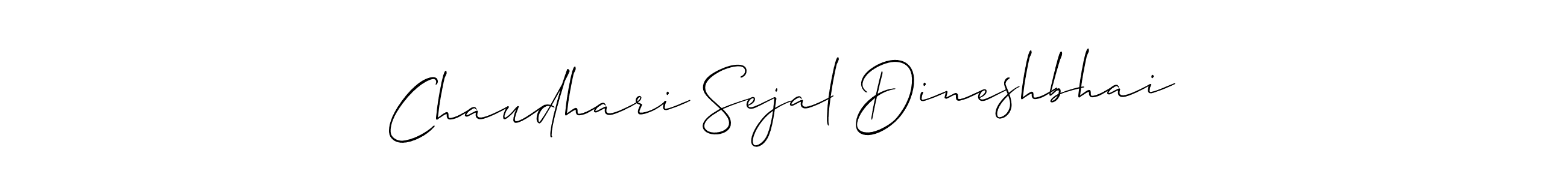 Once you've used our free online signature maker to create your best signature Allison_Script style, it's time to enjoy all of the benefits that Chaudhari Sejal Dineshbhai name signing documents. Chaudhari Sejal Dineshbhai signature style 2 images and pictures png