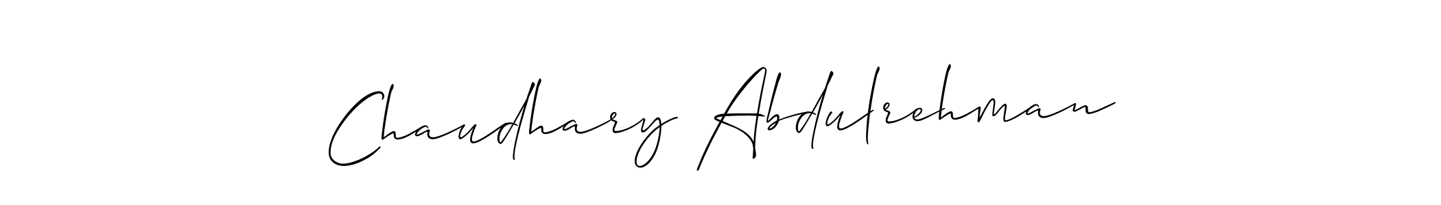 Also You can easily find your signature by using the search form. We will create Chaudhary Abdulrehman name handwritten signature images for you free of cost using Allison_Script sign style. Chaudhary Abdulrehman signature style 2 images and pictures png