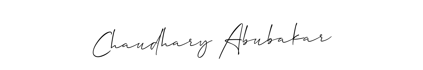 Check out images of Autograph of Chaudhary Abubakar name. Actor Chaudhary Abubakar Signature Style. Allison_Script is a professional sign style online. Chaudhary Abubakar signature style 2 images and pictures png