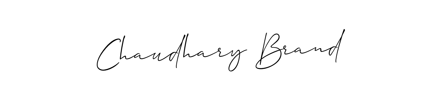It looks lik you need a new signature style for name Chaudhary Brand. Design unique handwritten (Allison_Script) signature with our free signature maker in just a few clicks. Chaudhary Brand signature style 2 images and pictures png