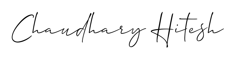 Upgrade your professional image with Chaudhary Hitesh signature created with Allison_Script font. Fast, free, and watermark-free download. Chaudhary Hitesh signature style 2 images and pictures png