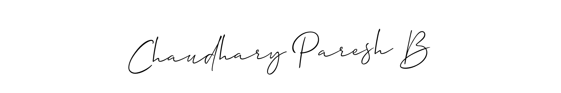 Make a beautiful signature design for name Chaudhary Paresh B. Use this online signature maker to create a handwritten signature for free. Chaudhary Paresh B signature style 2 images and pictures png