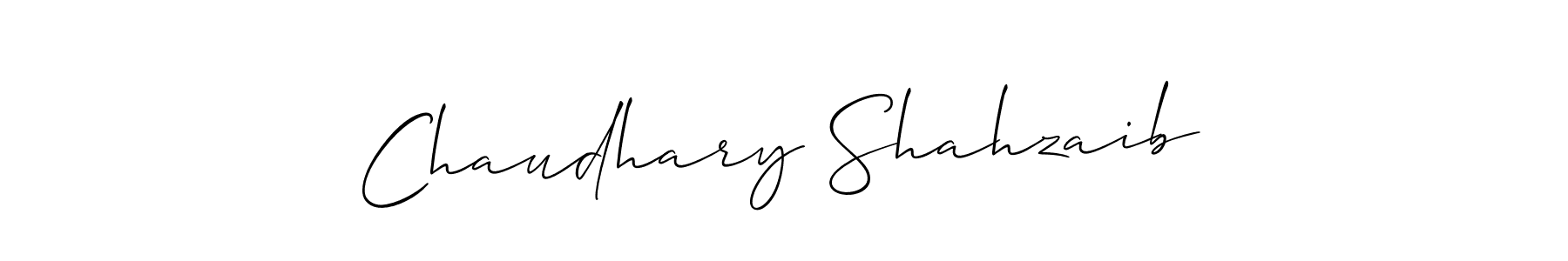 Make a beautiful signature design for name Chaudhary Shahzaib. Use this online signature maker to create a handwritten signature for free. Chaudhary Shahzaib signature style 2 images and pictures png