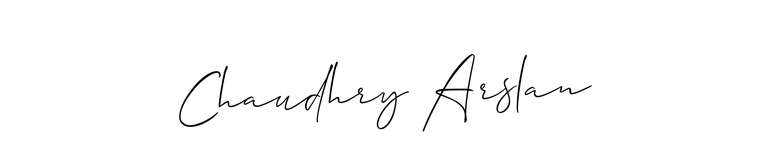 if you are searching for the best signature style for your name Chaudhry Arslan. so please give up your signature search. here we have designed multiple signature styles  using Allison_Script. Chaudhry Arslan signature style 2 images and pictures png