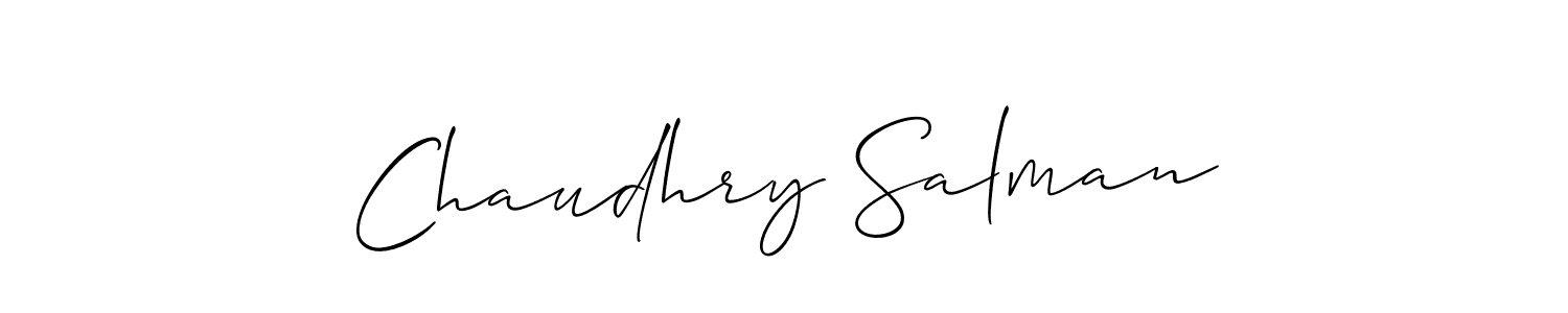 You can use this online signature creator to create a handwritten signature for the name Chaudhry Salman. This is the best online autograph maker. Chaudhry Salman signature style 2 images and pictures png