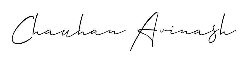 Transform the name Chauhan Avinash into a signature masterpiece using Allison_Script font. Ideal for photographers, artists, and creators looking for watermarks. Chauhan Avinash signature style 2 images and pictures png