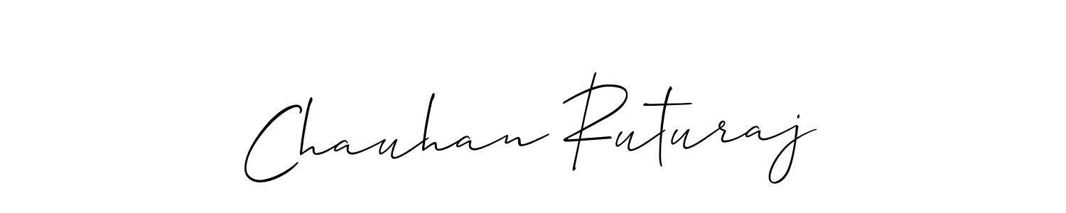 Also You can easily find your signature by using the search form. We will create Chauhan Ruturaj name handwritten signature images for you free of cost using Allison_Script sign style. Chauhan Ruturaj signature style 2 images and pictures png