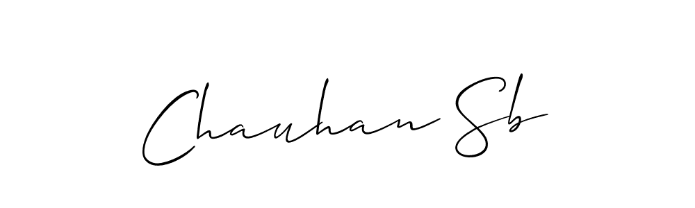 if you are searching for the best signature style for your name Chauhan Sb. so please give up your signature search. here we have designed multiple signature styles  using Allison_Script. Chauhan Sb signature style 2 images and pictures png