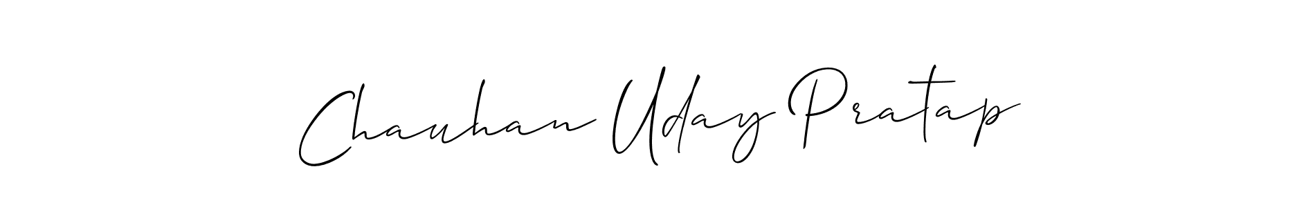 How to Draw Chauhan Uday Pratap signature style? Allison_Script is a latest design signature styles for name Chauhan Uday Pratap. Chauhan Uday Pratap signature style 2 images and pictures png