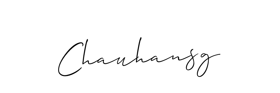 Also we have Chauhansg name is the best signature style. Create professional handwritten signature collection using Allison_Script autograph style. Chauhansg signature style 2 images and pictures png