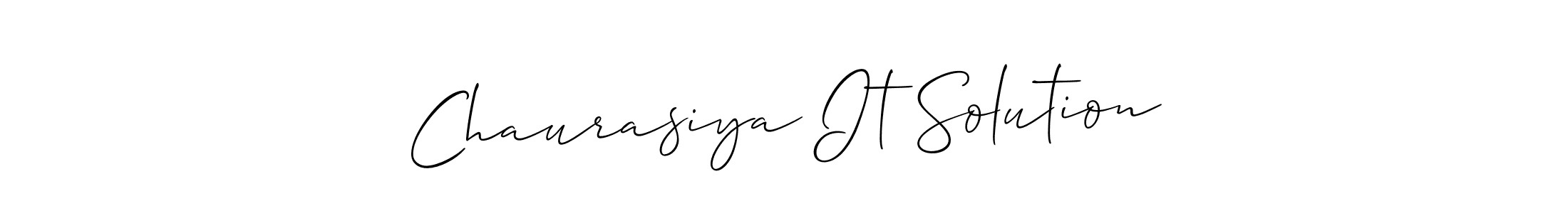 You can use this online signature creator to create a handwritten signature for the name Chaurasiya It Solution. This is the best online autograph maker. Chaurasiya It Solution signature style 2 images and pictures png