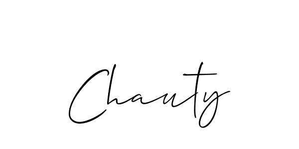 It looks lik you need a new signature style for name Chauty. Design unique handwritten (Allison_Script) signature with our free signature maker in just a few clicks. Chauty signature style 2 images and pictures png