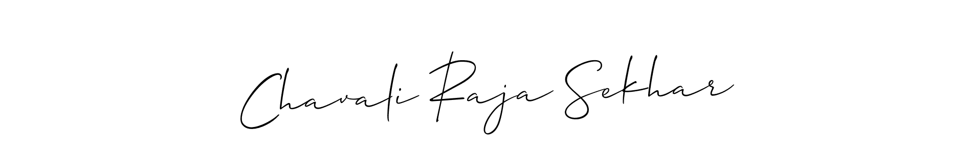 Make a beautiful signature design for name Chavali Raja Sekhar. Use this online signature maker to create a handwritten signature for free. Chavali Raja Sekhar signature style 2 images and pictures png