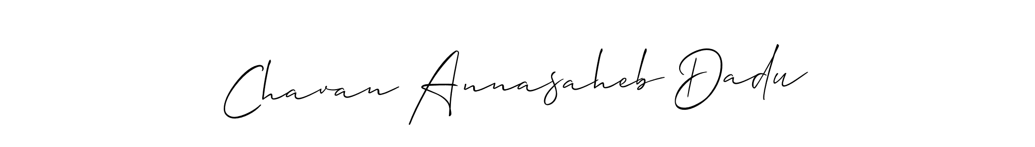 How to make Chavan Annasaheb Dadu signature? Allison_Script is a professional autograph style. Create handwritten signature for Chavan Annasaheb Dadu name. Chavan Annasaheb Dadu signature style 2 images and pictures png