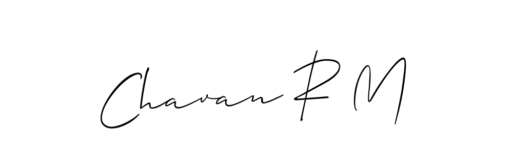 Also You can easily find your signature by using the search form. We will create Chavan R M name handwritten signature images for you free of cost using Allison_Script sign style. Chavan R M signature style 2 images and pictures png