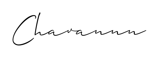 Practice writing Chavannn with the flow of Allison_Script lettering. A fantastic source of inspiration for developing your personal signature style. Chavannn signature style 2 images and pictures png