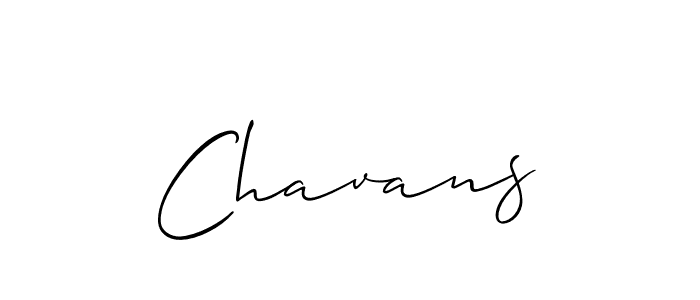 You should practise on your own different ways (Allison_Script) to write your name (Chavans) in signature. don't let someone else do it for you. Chavans signature style 2 images and pictures png