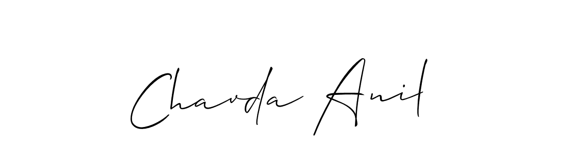 You should practise on your own different ways (Allison_Script) to write your name (Chavda Anil) in signature. don't let someone else do it for you. Chavda Anil signature style 2 images and pictures png