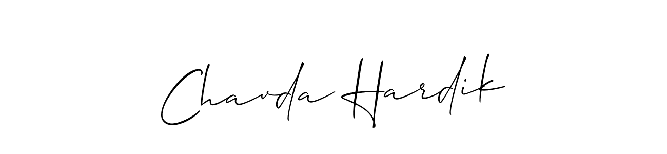 Once you've used our free online signature maker to create your best signature Allison_Script style, it's time to enjoy all of the benefits that Chavda Hardik name signing documents. Chavda Hardik signature style 2 images and pictures png