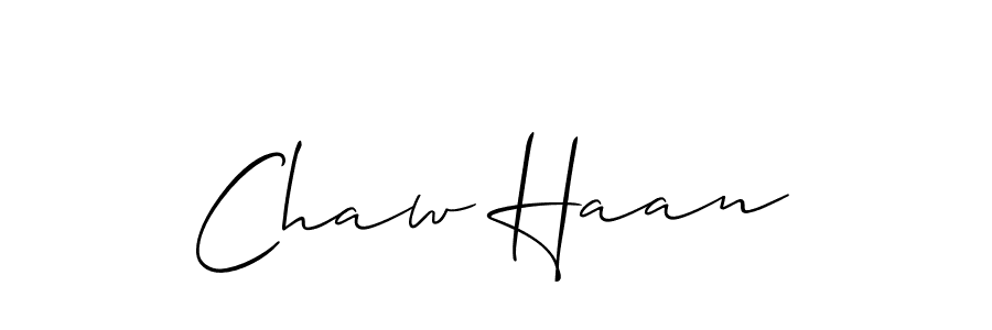 Make a short Chaw Haan signature style. Manage your documents anywhere anytime using Allison_Script. Create and add eSignatures, submit forms, share and send files easily. Chaw Haan signature style 2 images and pictures png