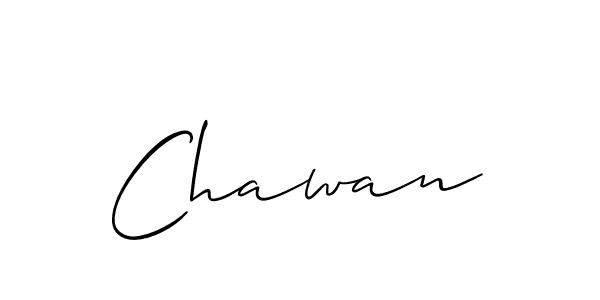 How to make Chawan name signature. Use Allison_Script style for creating short signs online. This is the latest handwritten sign. Chawan signature style 2 images and pictures png