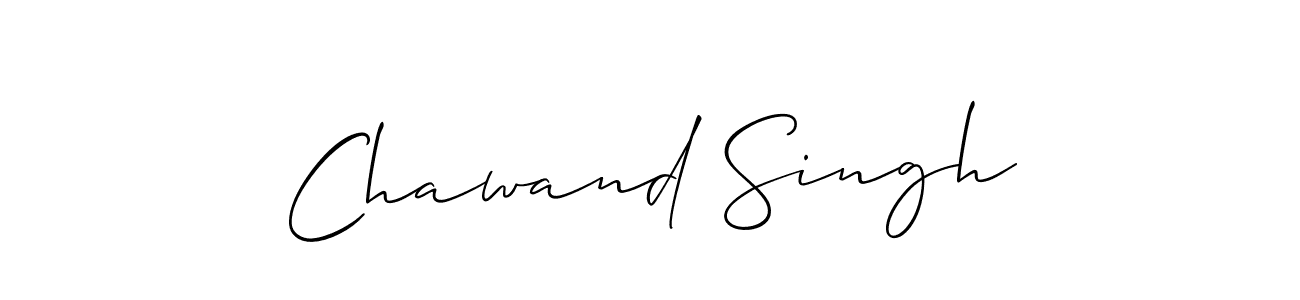Create a beautiful signature design for name Chawand Singh. With this signature (Allison_Script) fonts, you can make a handwritten signature for free. Chawand Singh signature style 2 images and pictures png