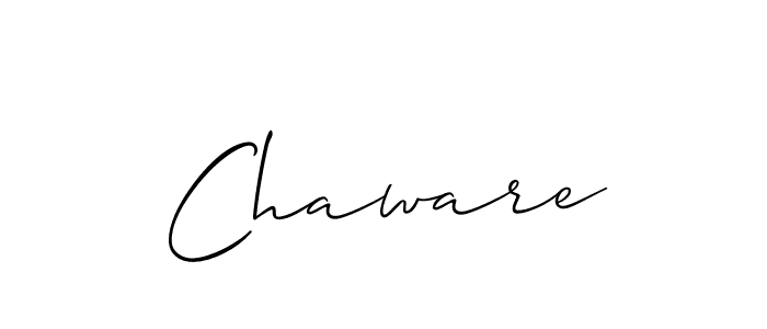 if you are searching for the best signature style for your name Chaware. so please give up your signature search. here we have designed multiple signature styles  using Allison_Script. Chaware signature style 2 images and pictures png