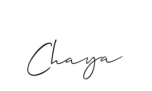 You should practise on your own different ways (Allison_Script) to write your name (Chaya) in signature. don't let someone else do it for you. Chaya signature style 2 images and pictures png