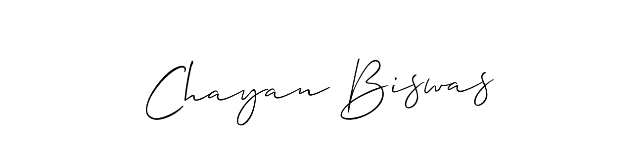 How to make Chayan Biswas signature? Allison_Script is a professional autograph style. Create handwritten signature for Chayan Biswas name. Chayan Biswas signature style 2 images and pictures png