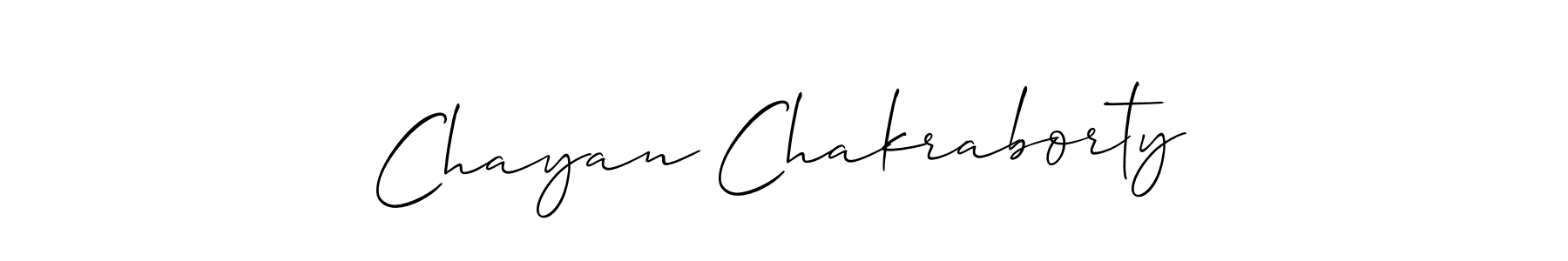 It looks lik you need a new signature style for name Chayan Chakraborty. Design unique handwritten (Allison_Script) signature with our free signature maker in just a few clicks. Chayan Chakraborty signature style 2 images and pictures png