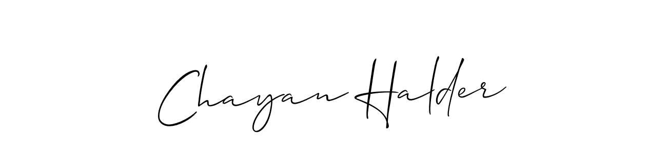 if you are searching for the best signature style for your name Chayan Halder. so please give up your signature search. here we have designed multiple signature styles  using Allison_Script. Chayan Halder signature style 2 images and pictures png