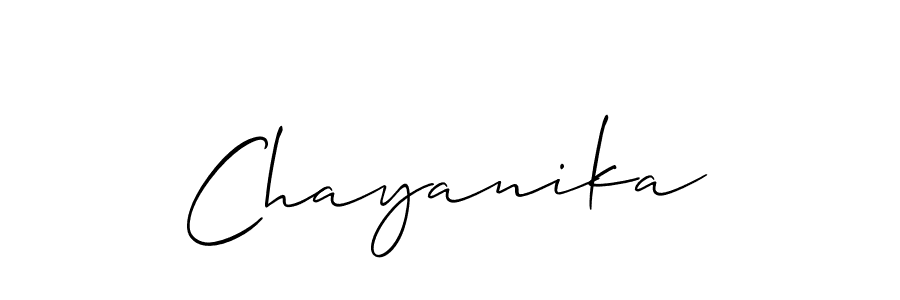 How to make Chayanika name signature. Use Allison_Script style for creating short signs online. This is the latest handwritten sign. Chayanika signature style 2 images and pictures png