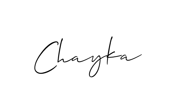 It looks lik you need a new signature style for name Chayka. Design unique handwritten (Allison_Script) signature with our free signature maker in just a few clicks. Chayka signature style 2 images and pictures png